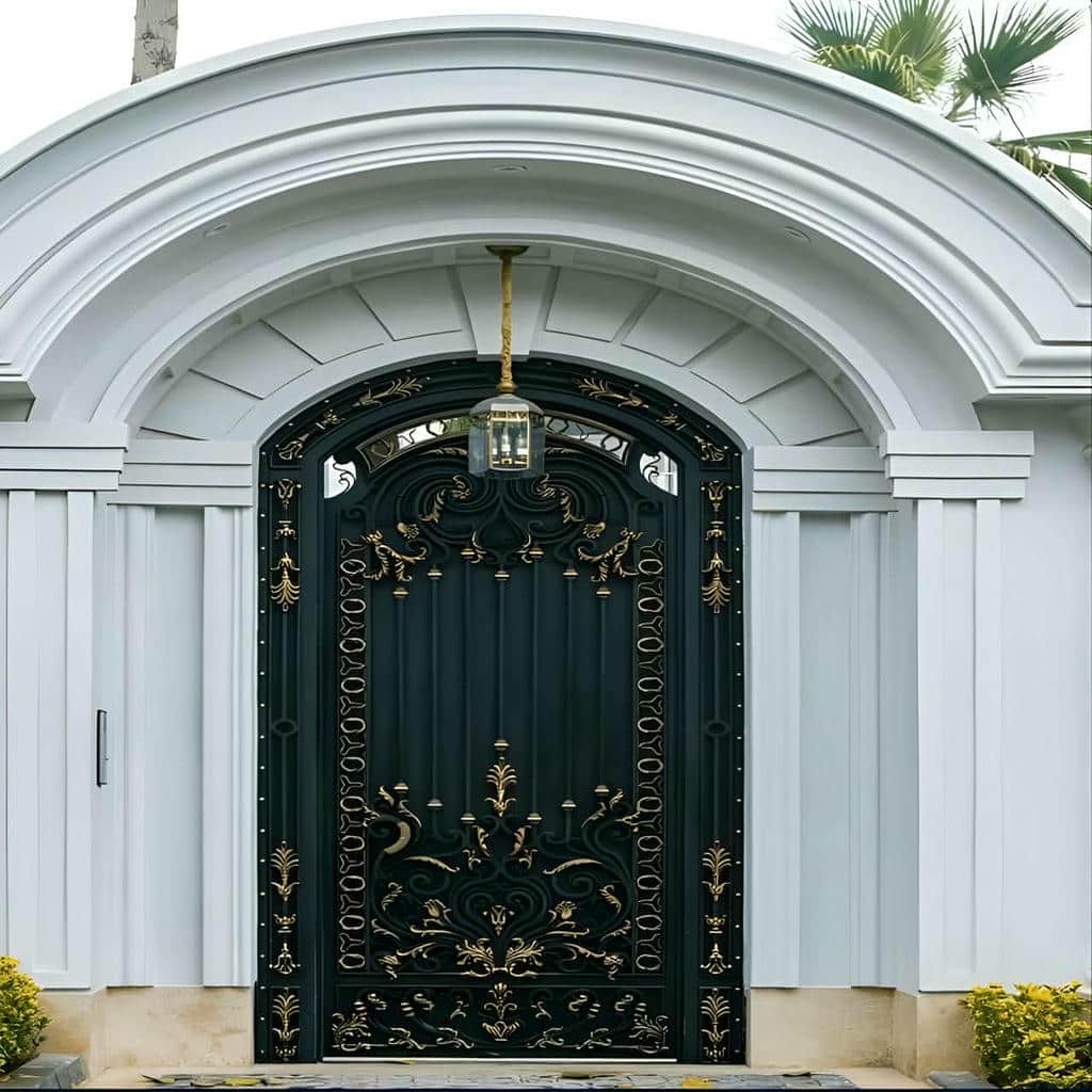 قیمت درب حیاط فرفورژه ویلایی جوشکاری در قزوین