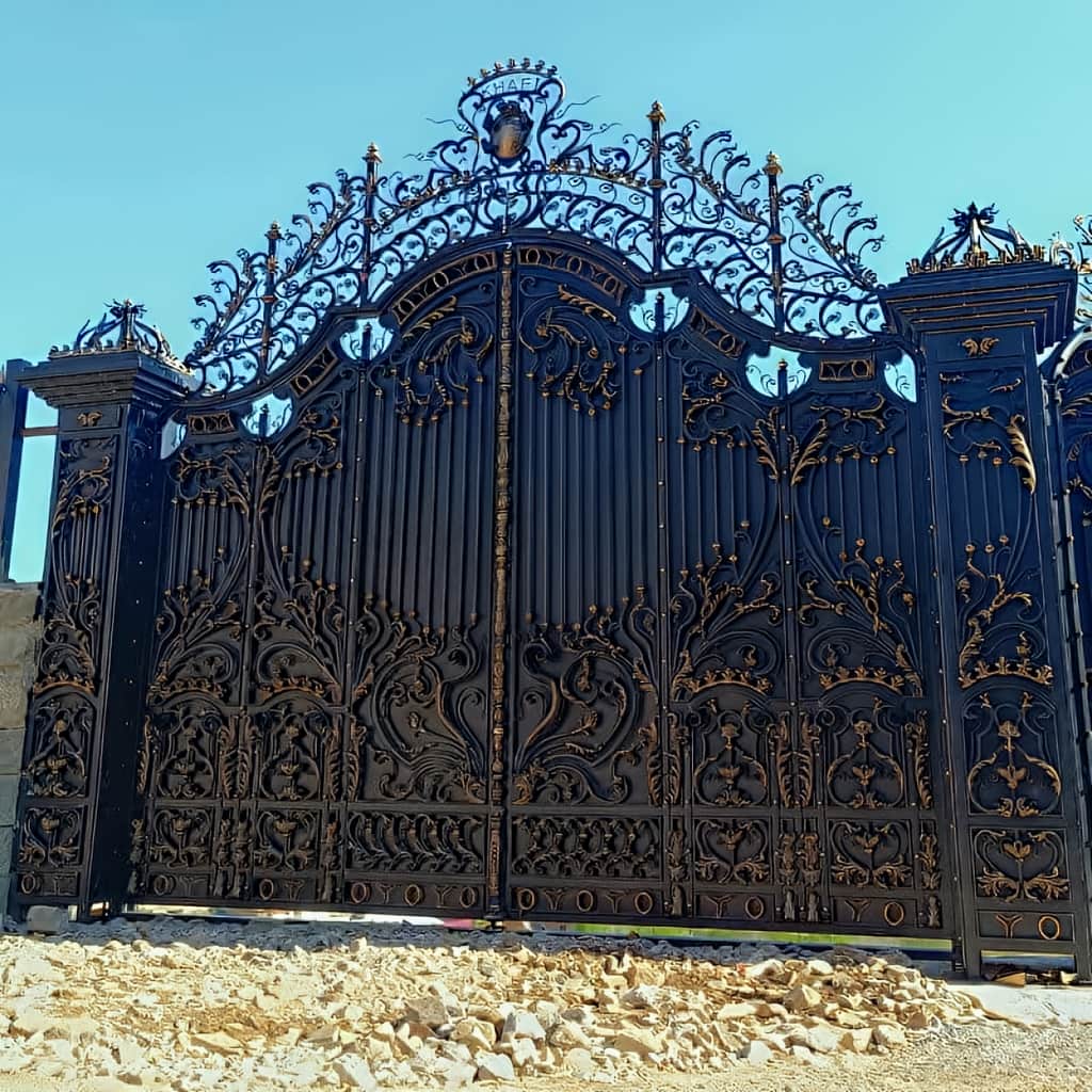 خرید درب فرفورژه ویلایی کلاسیک در بندر کنگان