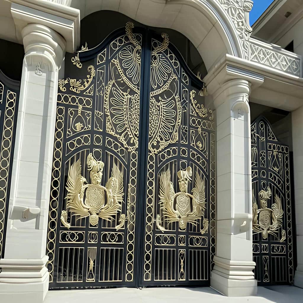 کارخانه درب فرفورژه ویلایی پروفیل مقاوم در بندر پیربازار