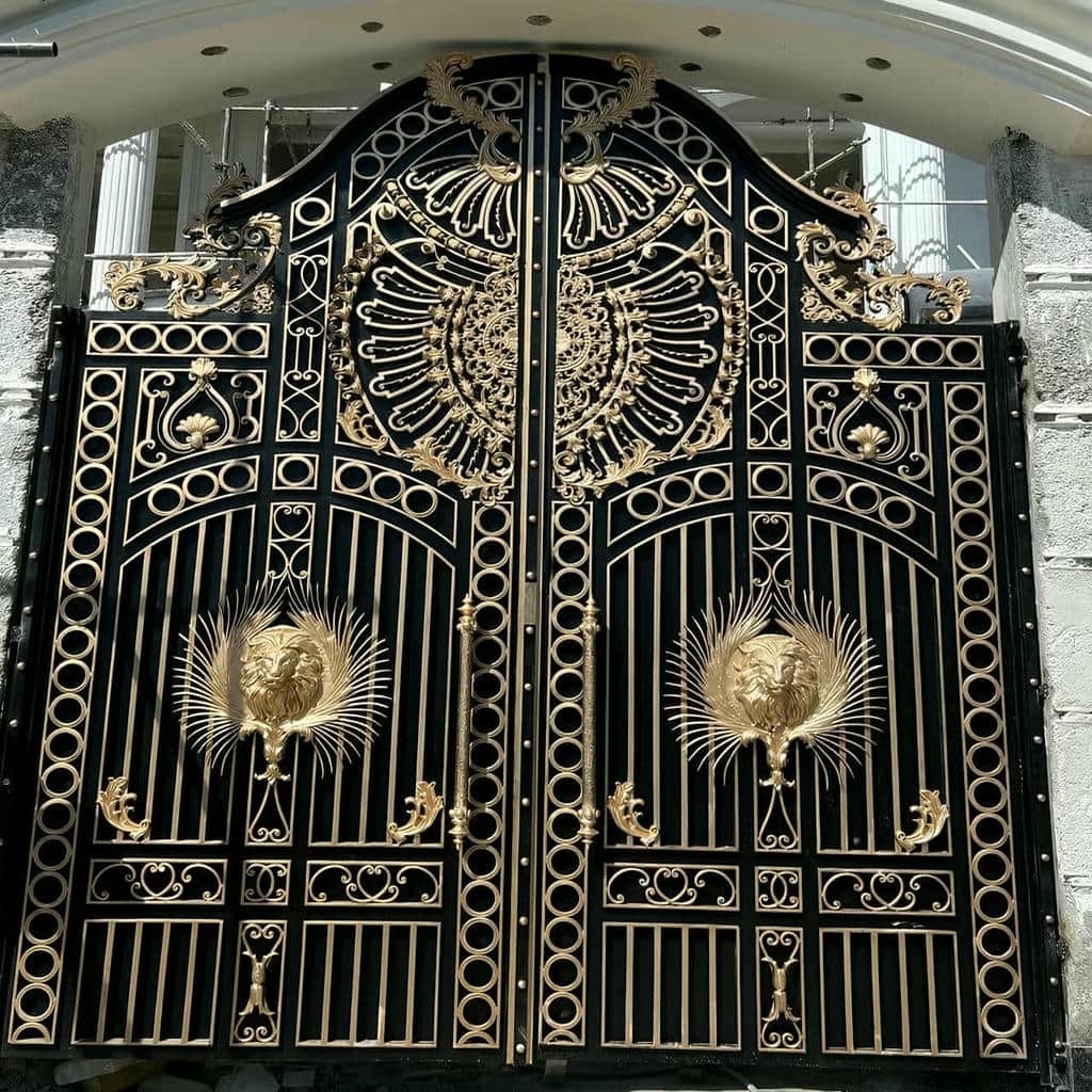 خرید درب فرفورژه ویلایی باغی در گنبدکاووس