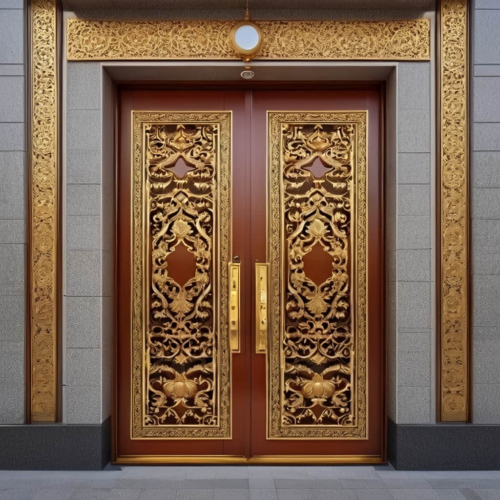 خرید درب فرفورژه ویلایی کلاسیک در عظیمیه کرج