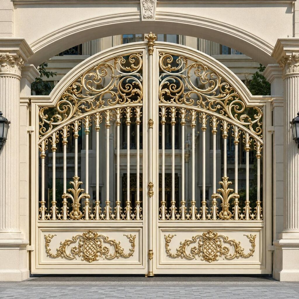 مدل دولنگه درب حیاط ورودی جنوبی