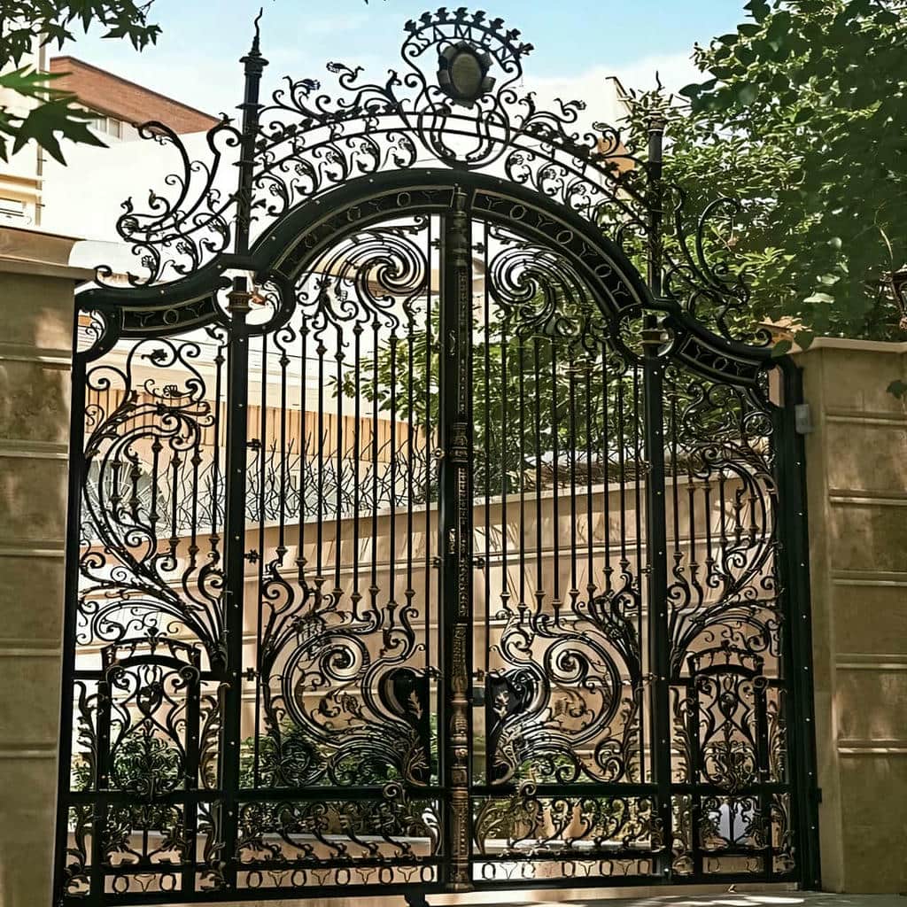 قیمت درب پارکینگ حیاط لولایی بر اساس مشخصات سفارش