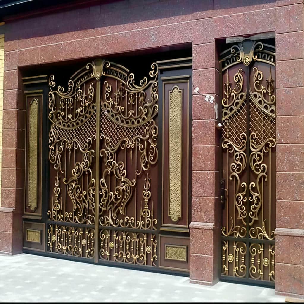 تولید درب نمای آجری با قاب‌بندی مدرن