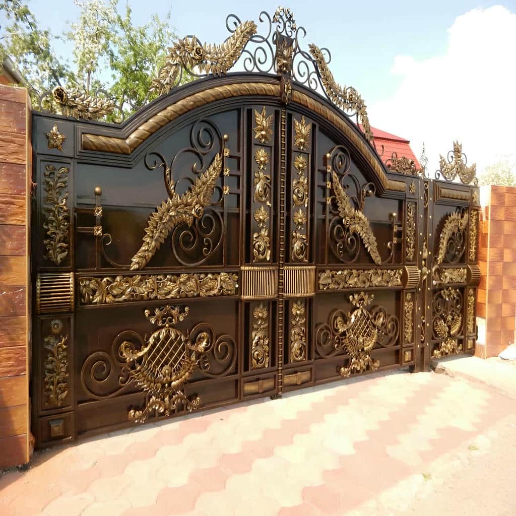 خرید درب فلزی مدرن پنل مشبک