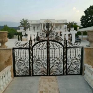 8 نمونه درب ویلایی ترموود نما چوب