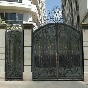 12 مدل درب حیاط قاب فلزی