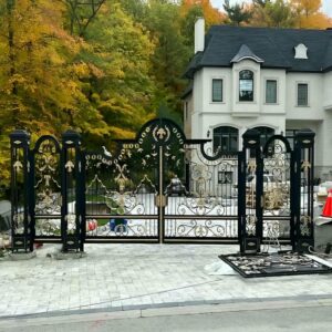7 مدل درب آهنی برش لیزری ورودی
