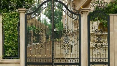 8 مدل درب باغ ویلایی قوسی