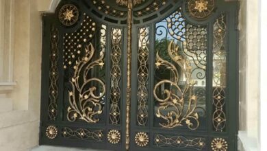 14 نمونه درب ورودی باغ ویلایی
