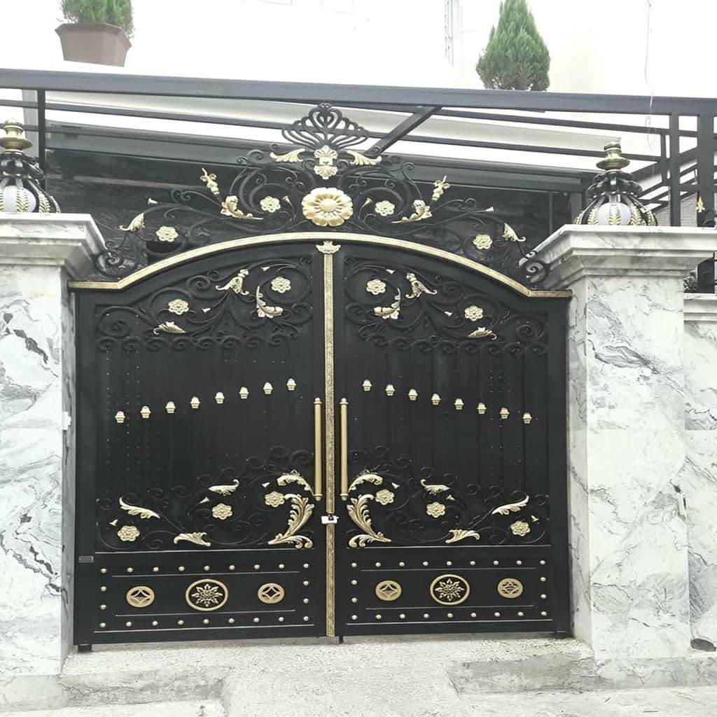 تولید درب برش لیزری هندسی با ورق فولادی تولید درب برش لیزری هندسی با ورق فولادی