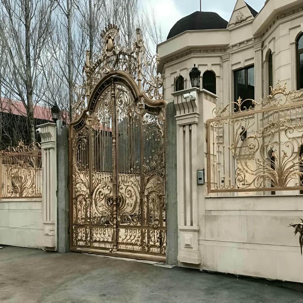 11 طرح درب پارکینگ CNC پنل فلزی