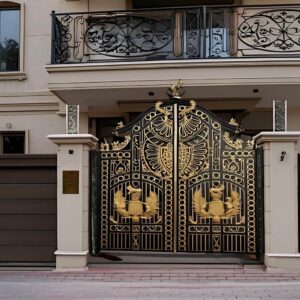 6 مدل درب حیاط CNC پنل مشبک