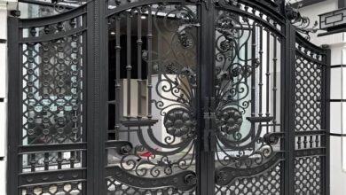 7 مدل درب باغی ویلایی فرفورژه