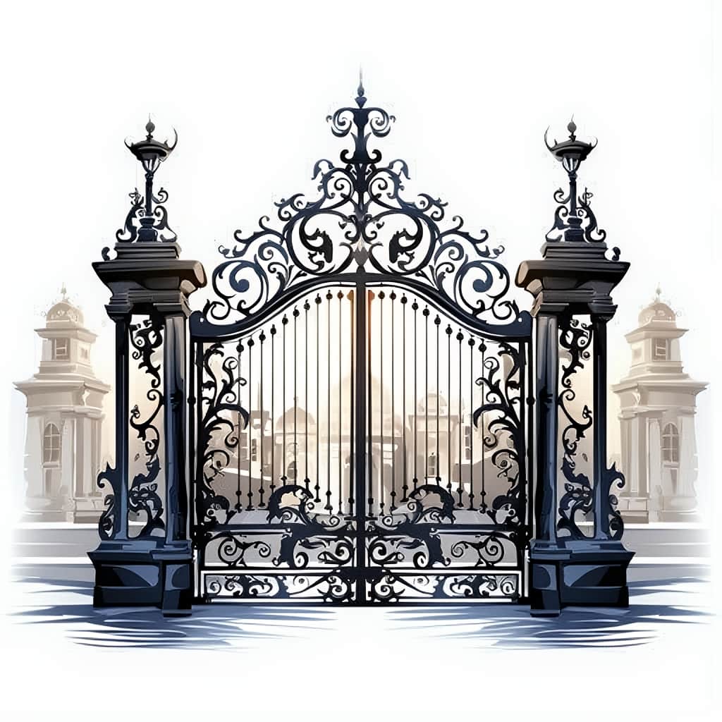 نصب درب پارکینگ دو لنگه عریض روی دهانه وسیع