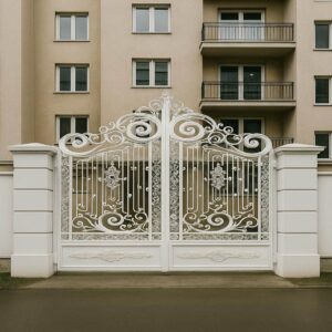 14 مدل درب پارکینگ سنگین شاسی دوبل