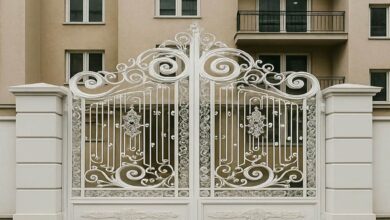 14 مدل درب پارکینگ سنگین شاسی دوبل